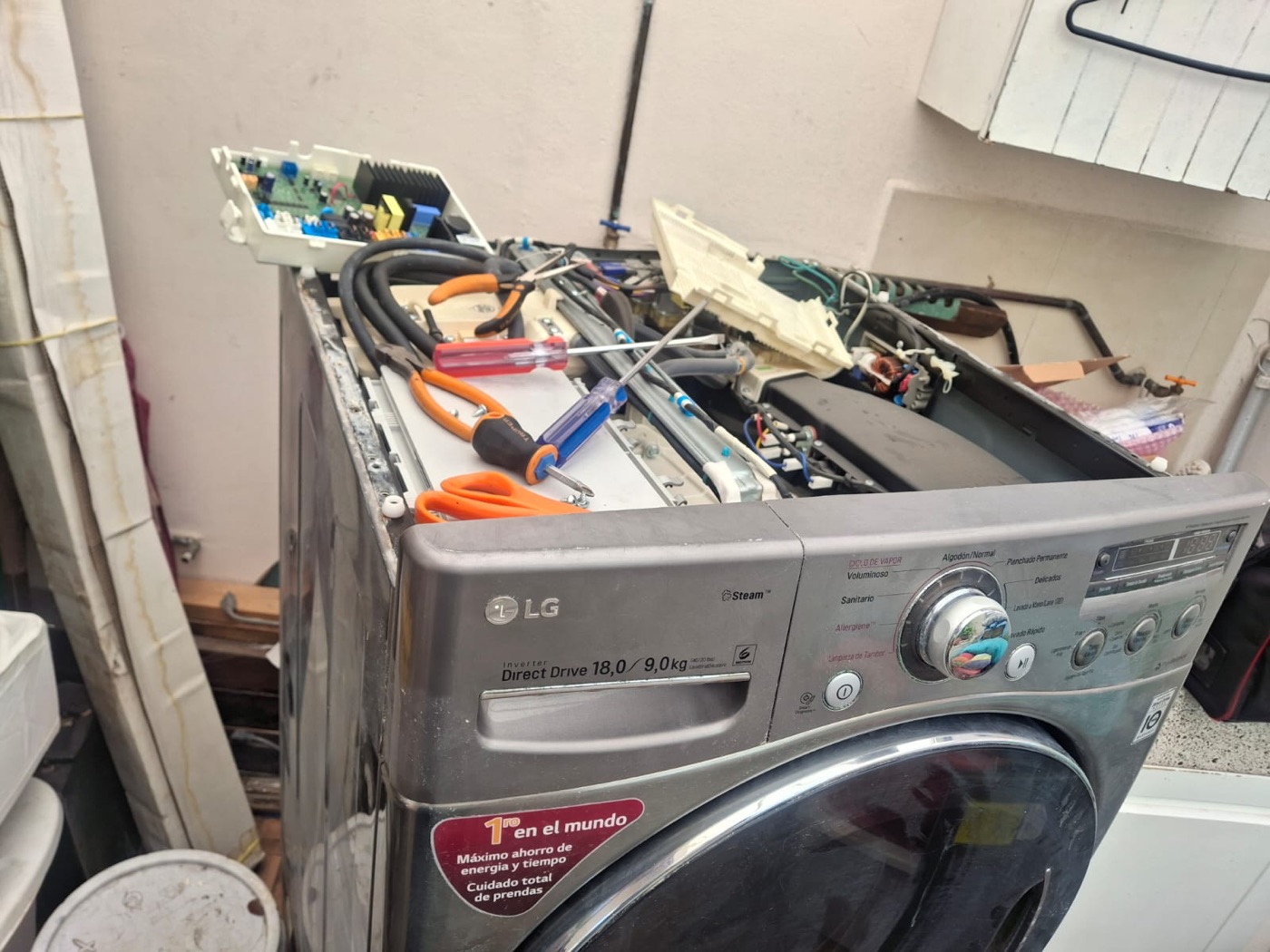 Reparación de lavadora LG